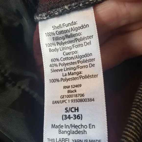 GEORGE Button Front Quilted Shirt Jacket Men's Small - Picture 7 of 8